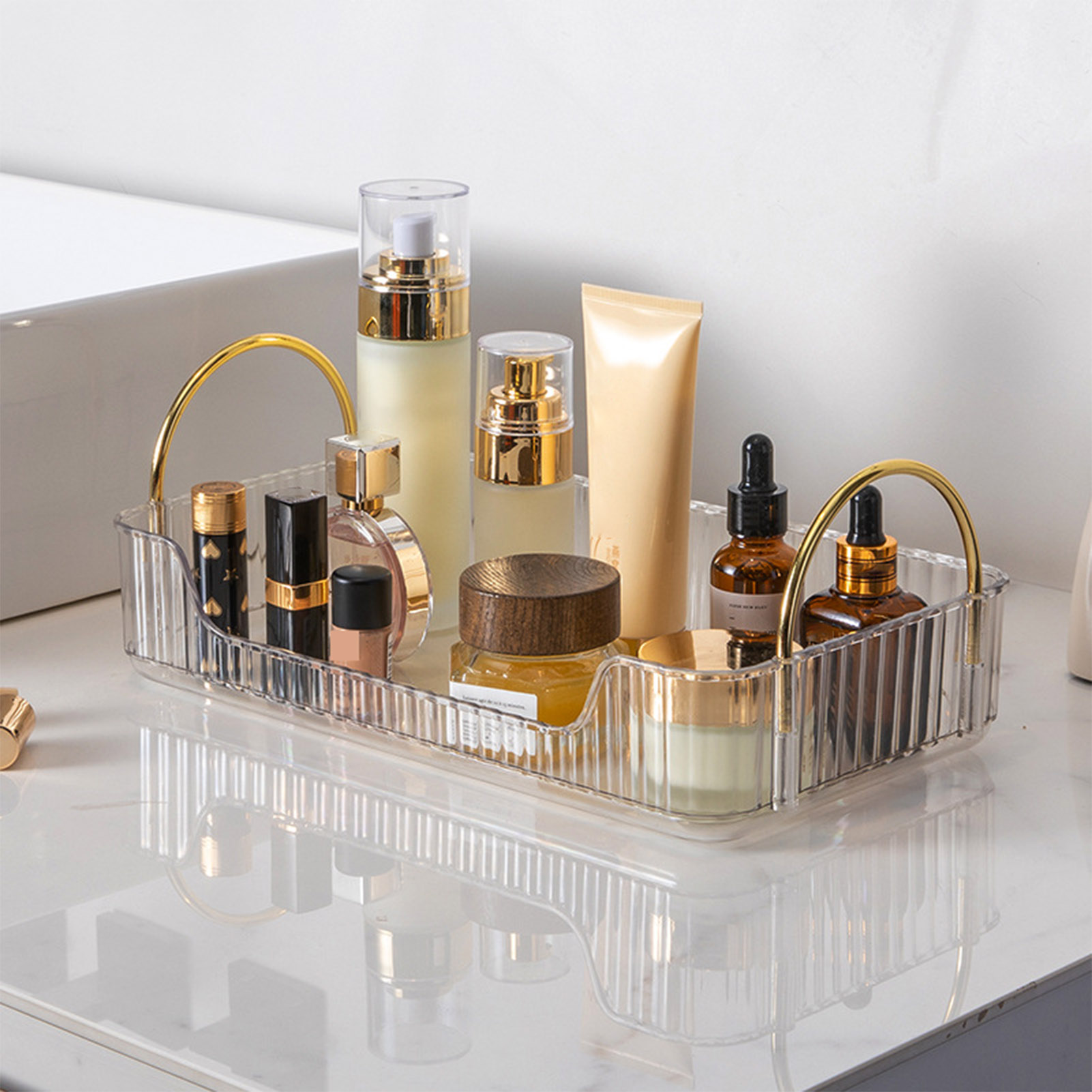 ชั้นวางของในห้องน้ำ อะคริลิคหร - Luxury Skincare Products บทวิจารณ์และราคา