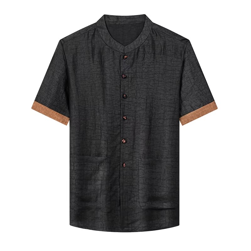 เสื้อเชิ้ตไร้ปกผ้าไหมแท้ 100%  - Luxury Skincare For Men บทวิจารณ์และราคา