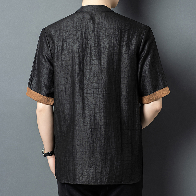 เสื้อเชิ้ตไร้ปกผ้าไหมแท้ 100%  - Luxury Skincare For Men บทวิจารณ์และราคา