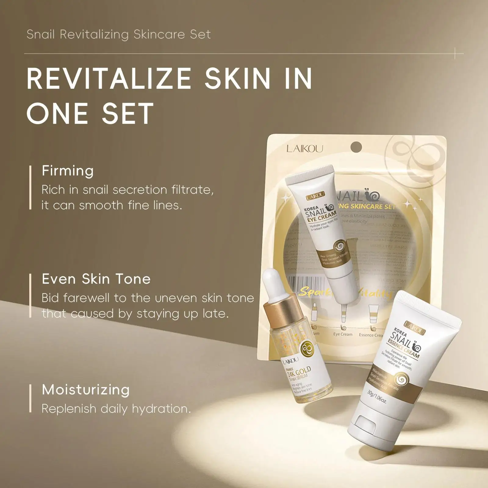 เซรั่มบำรุงผิวหน้าและรอบดวงตาส - Luxury Skincare Set For Women บทวิจารณ์และราคา