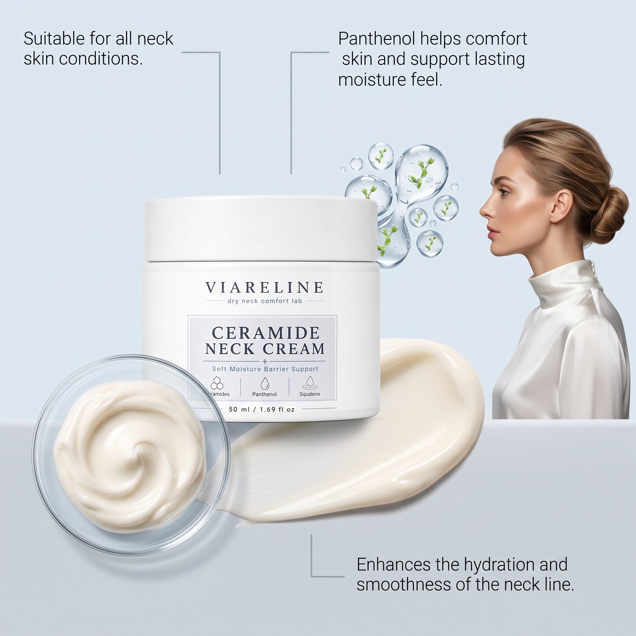เซราไมด์ เนค ครีม สำหรับผิวแห้ - Ceramide Complex Cream บทวิจารณ์และราคา